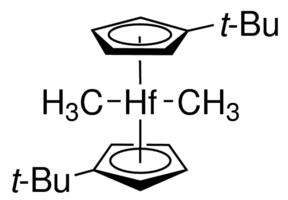Dimethylbis(tert-butylcyclopentadienyl)hafnium Chemical Structure